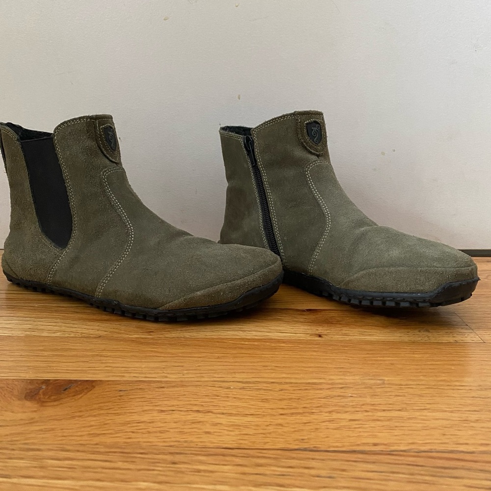 Magical Shoes Barefoot Women’s Lupino Chelsea Boots Zero Drop Suede Leather 39